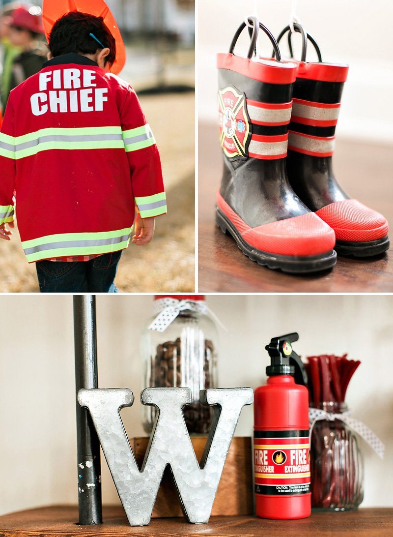 Industrial \u0026 Modern Fire Truck + Puppy Birthday Party // Hostess with the  Mostess®, image size:800x1092