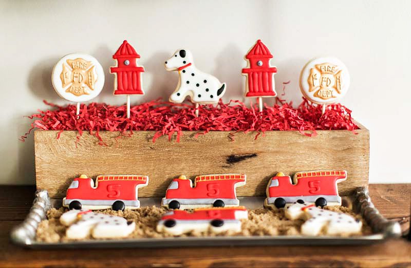 fireman cookies