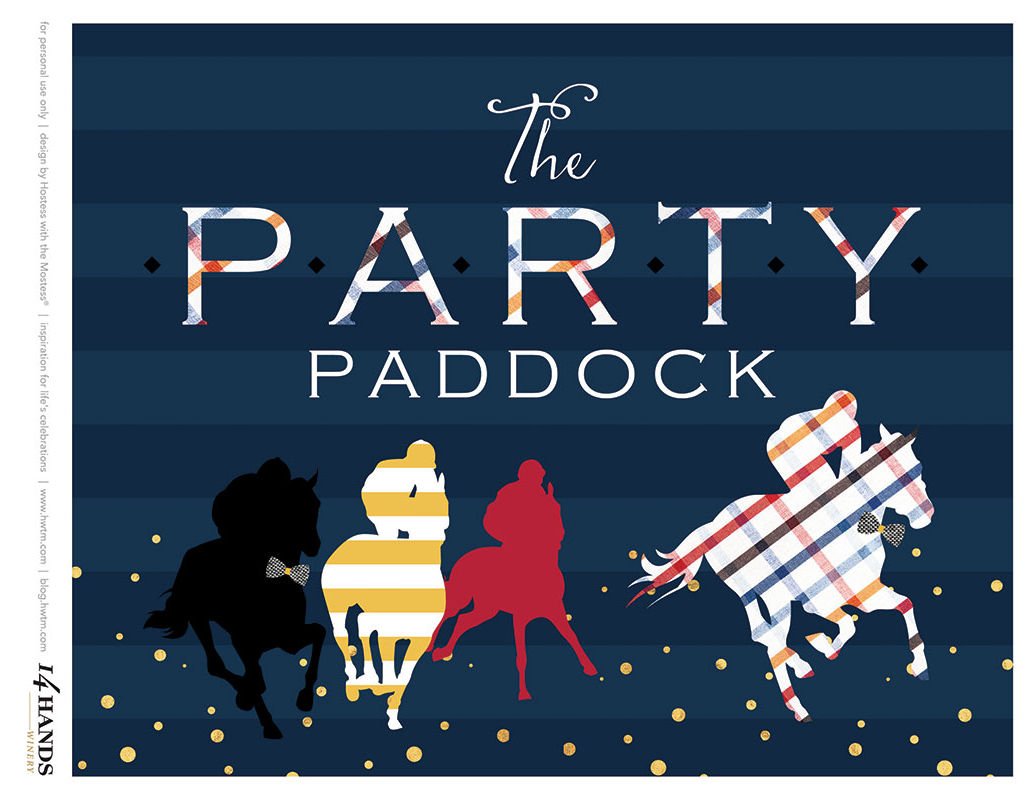kentucky derby free party printables