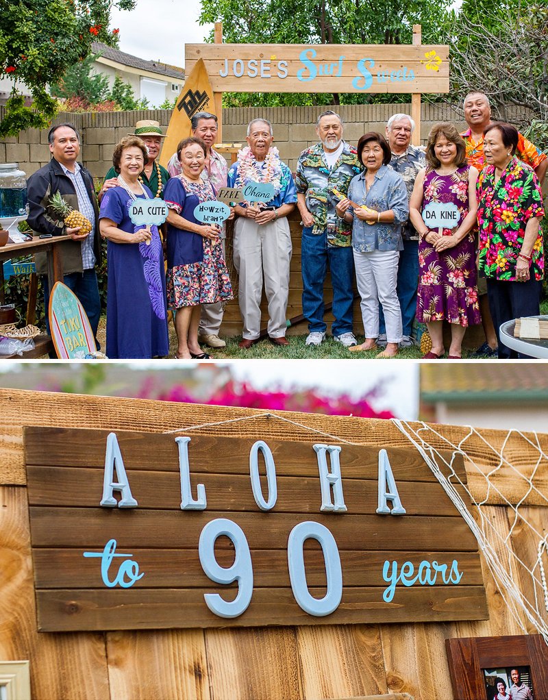 vintage hawaiian luau birthday party
