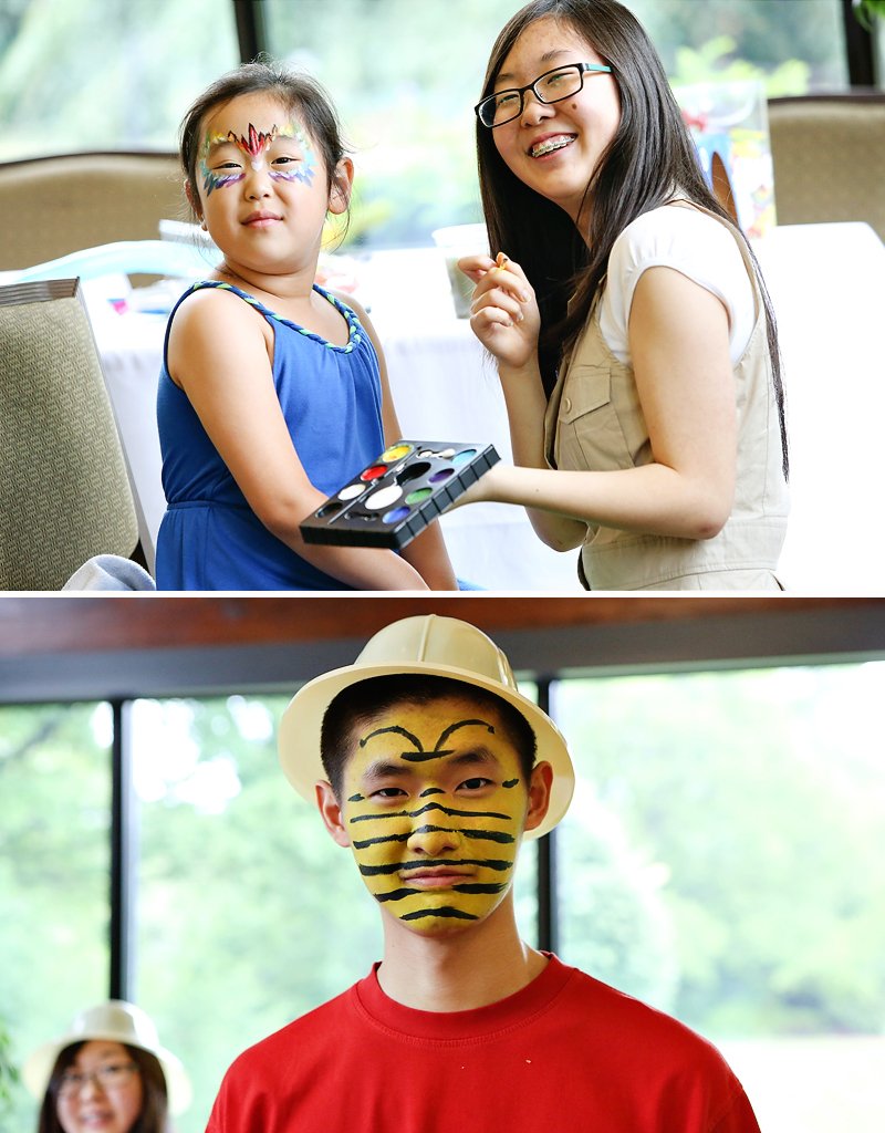 gold safari first birthday