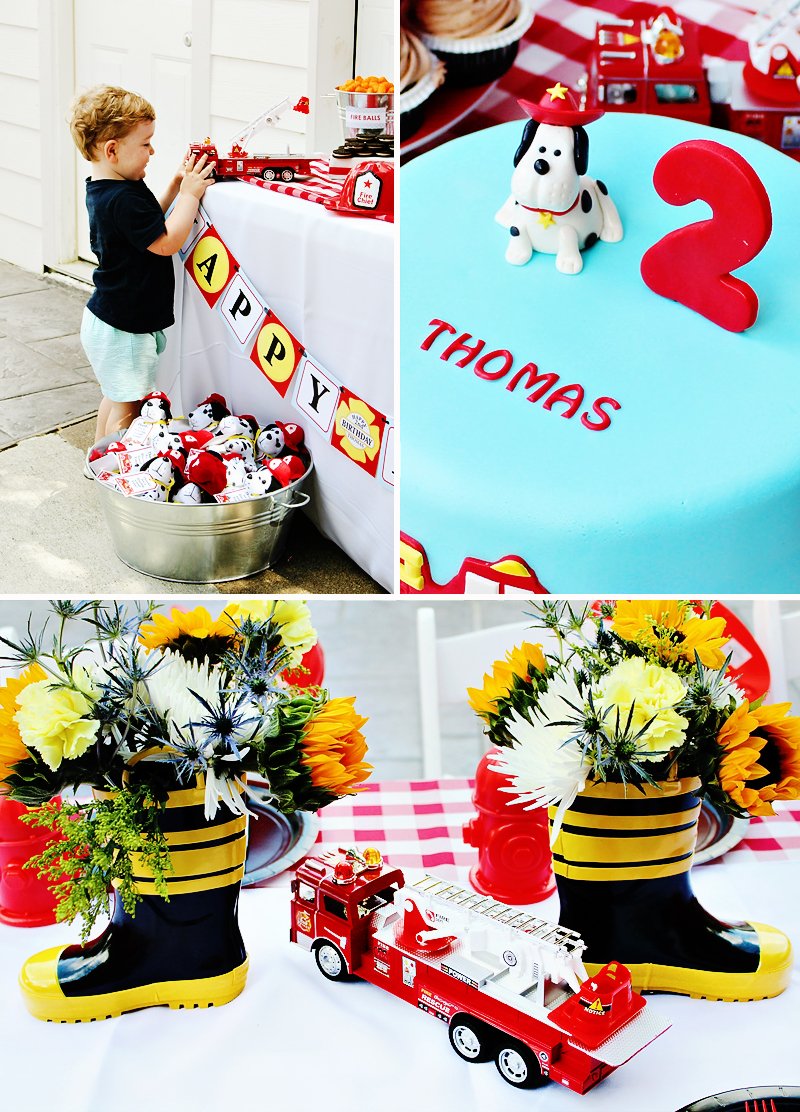 firetruck birthday party