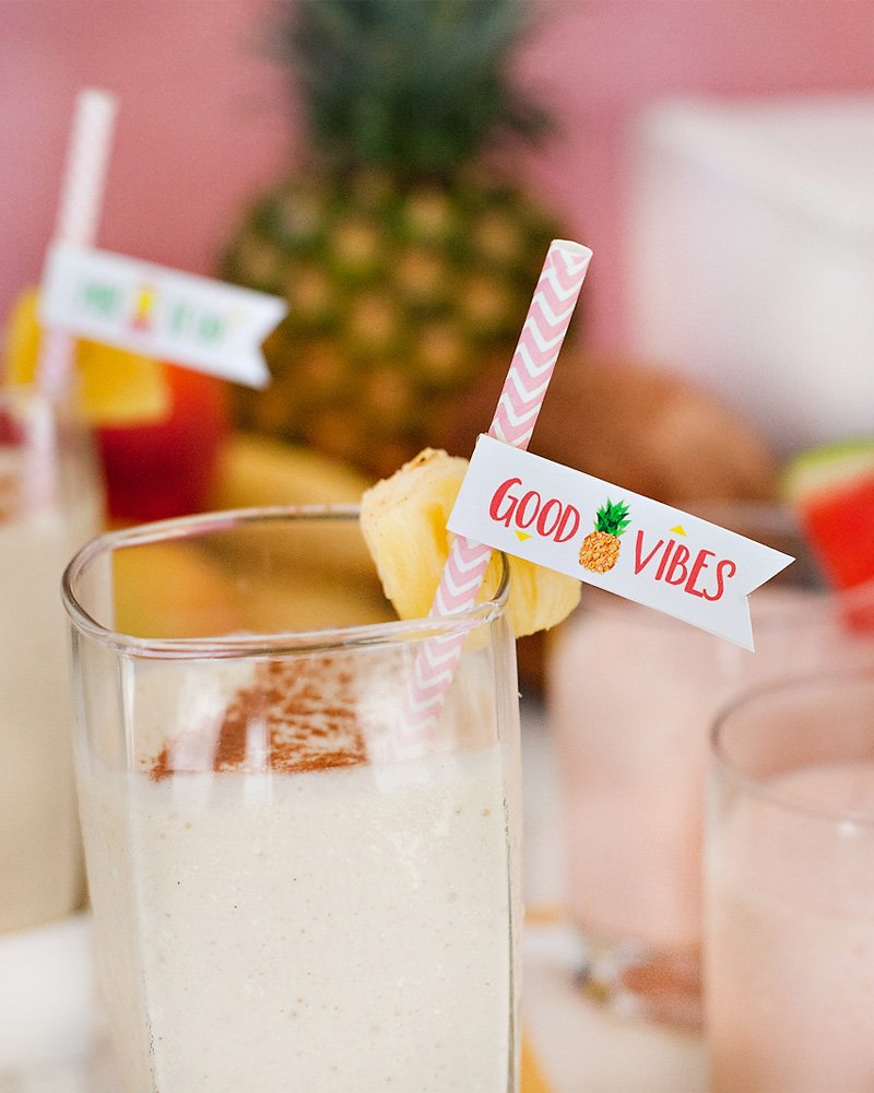 good vibes printable flag