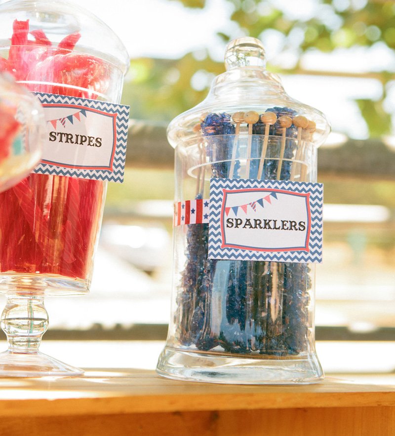 patriotic sparkler candy