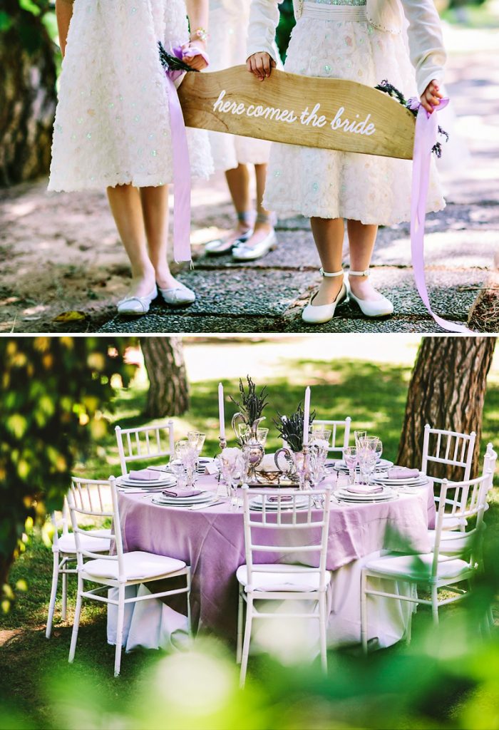 rustic lavender wedding ideas