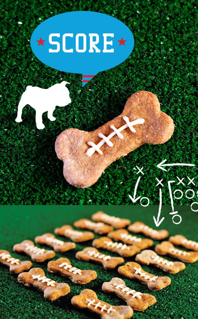 Football Game Day Dog Biscuits Recipe