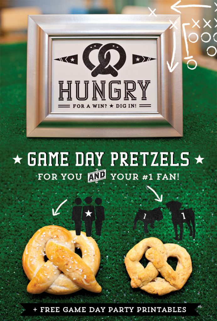 Game Day Pretzels for Dogs AND People