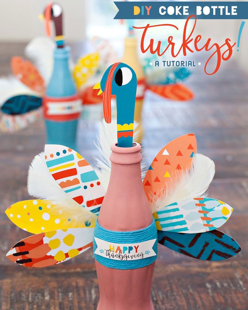 Coke Bottle Turkeys