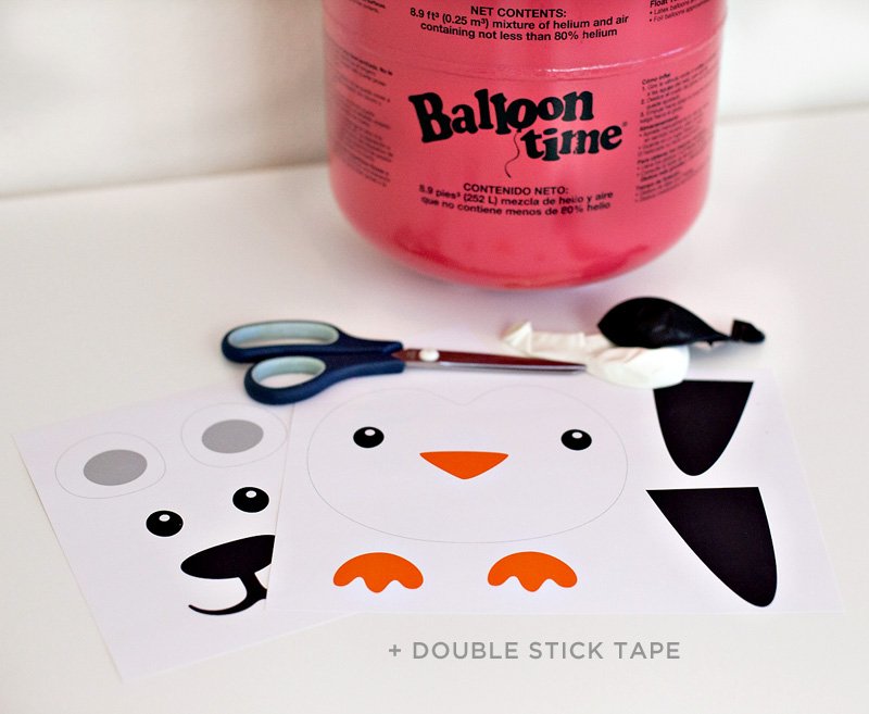 Diy Penguin Polar Bear Party Balloons Hostess With The Mostess
