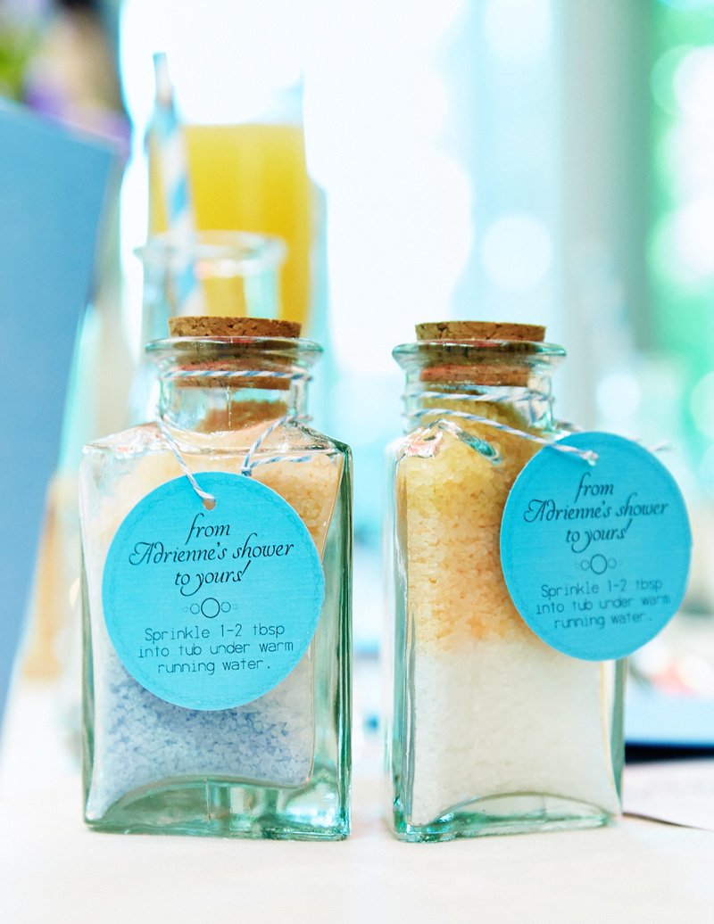 chemistry themed bridal shower favors - bath salts
