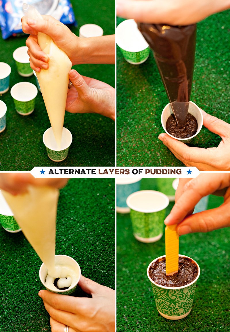 Layered Pudding Pops Tutorial (Game Day Treats)