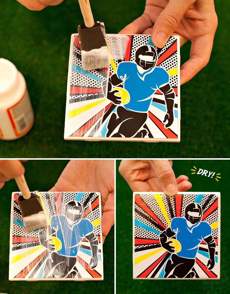 DIY Tile Coasters - Step 2