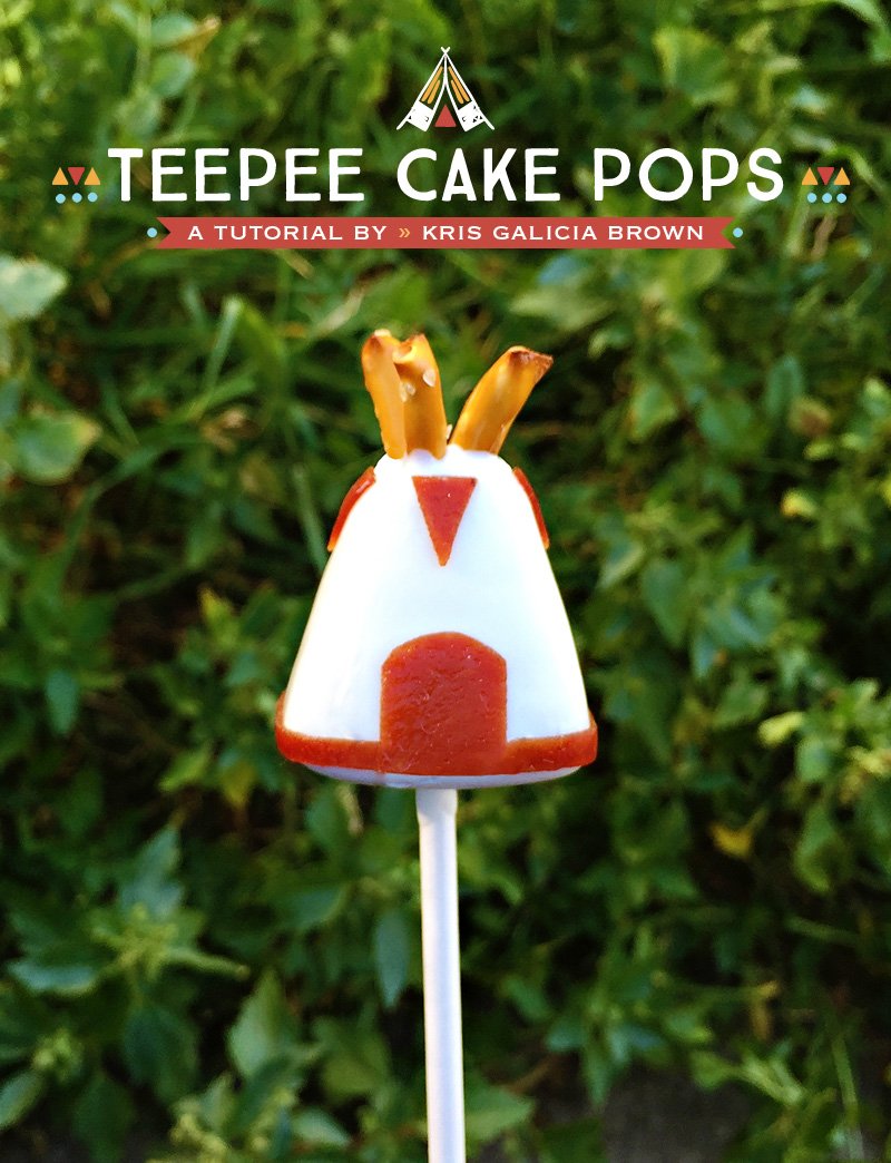 How to make Teepee Cake Pops - DIY Tutorial