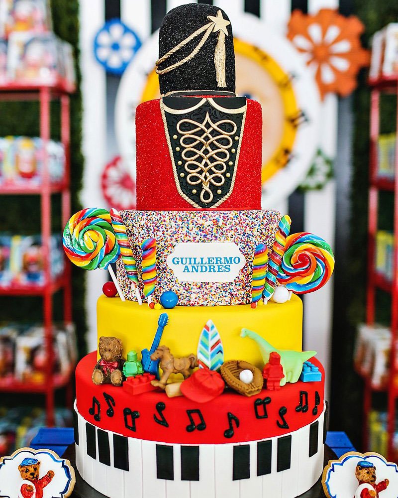 Amazing Toy Themed Birthday Cake