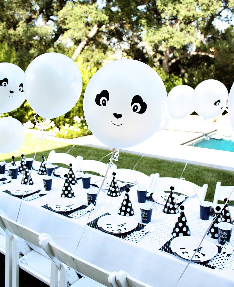 panda party balloons