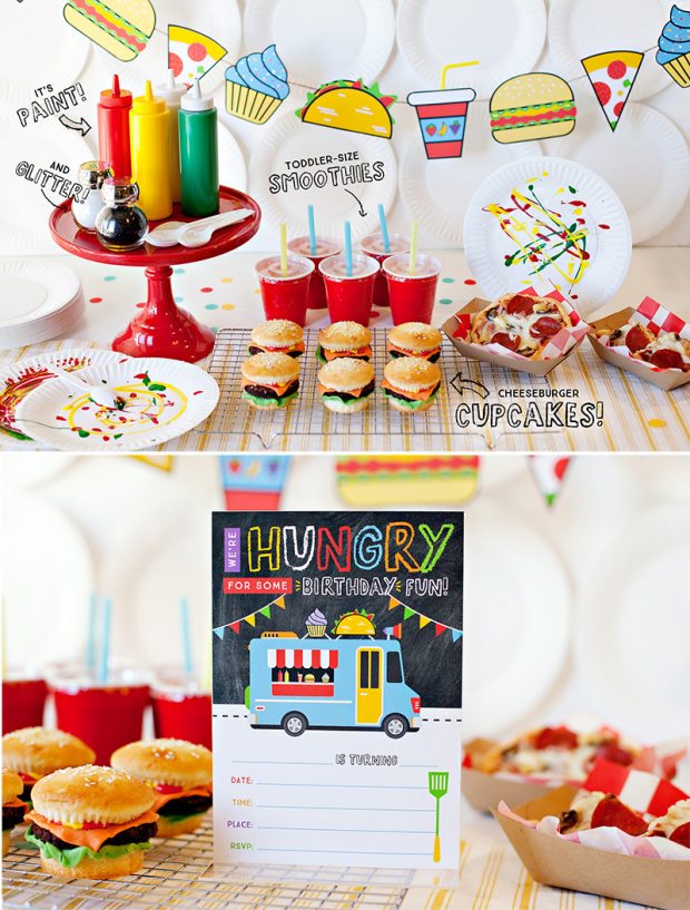A Food Truck Inspired Kids Party 7 Fun Ideas! // Hostess with the