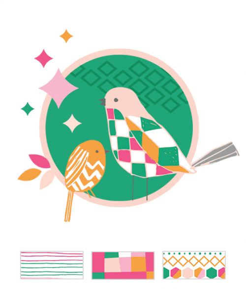 Geometric Bird Baby Shower