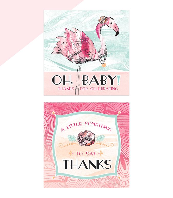 Instant Download No.94BABY Flamingo Baby Shower Don/'t Say Baby Game Sign Signage  Tropical Flamingo Baby Shower Games Printable