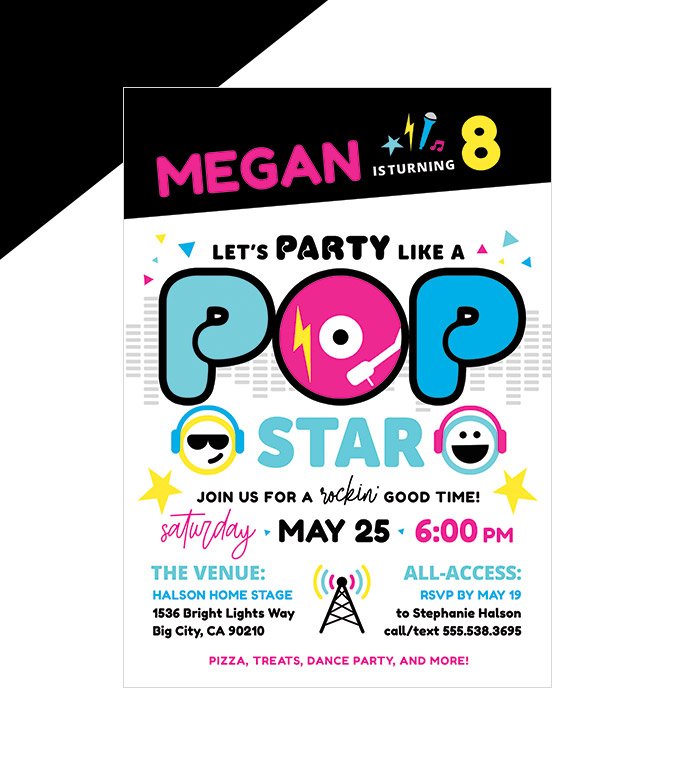 Pop Star Party | Hostess with the Mostess®