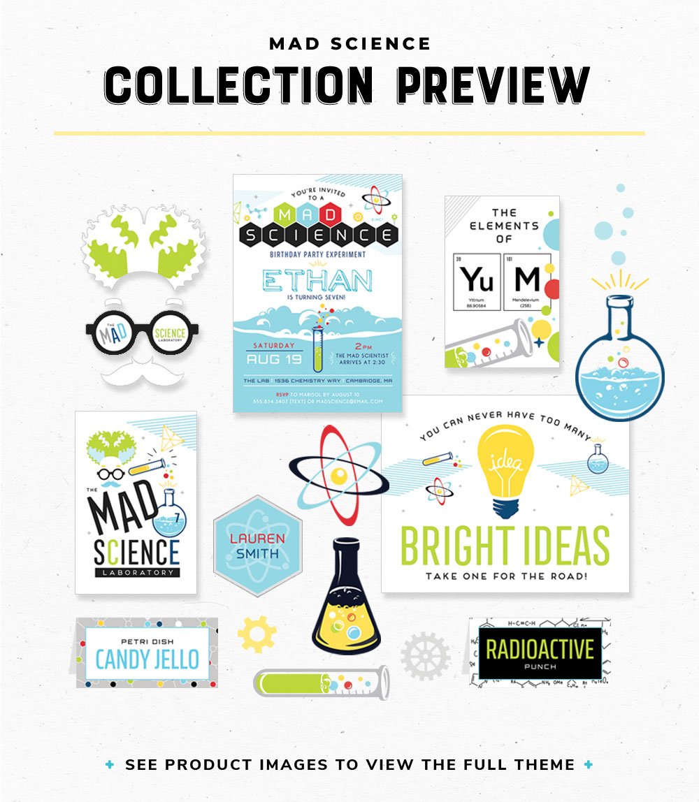 Mad Science Party Printables