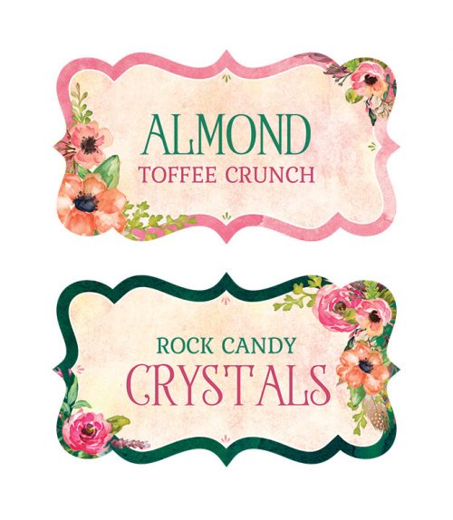 editable candy labels
