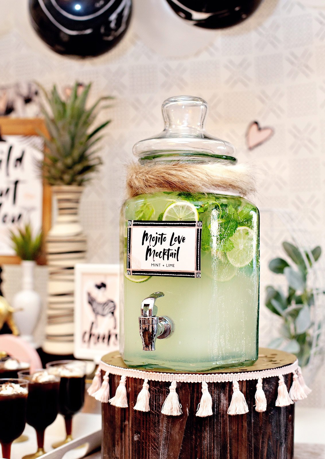 Mojito Mocktail Party Punch