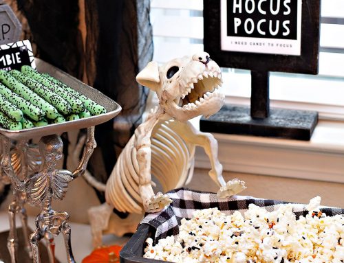 “Sweets Spell” – A Modern Halloween Treat Station