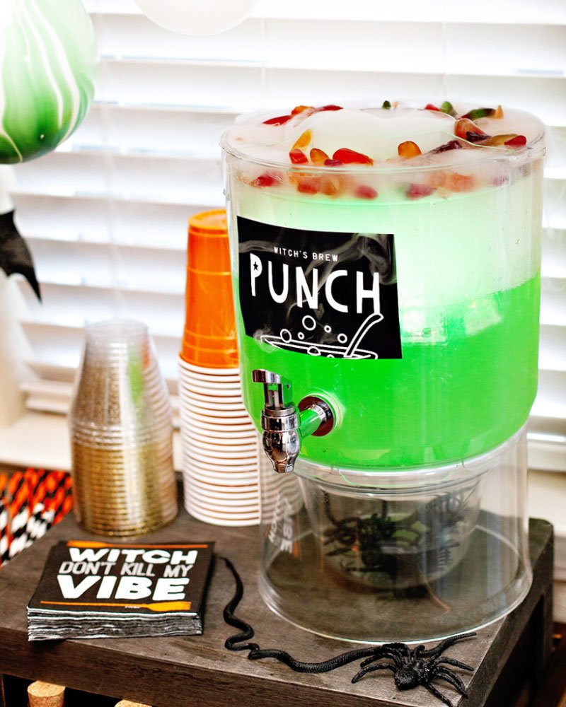 witch's brew punch halloween