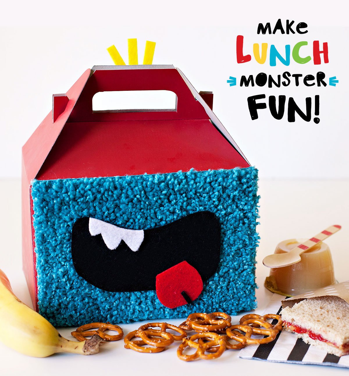 Cute DIY Monster Mouth Lunch Boxes // Hostess with the Mostess®