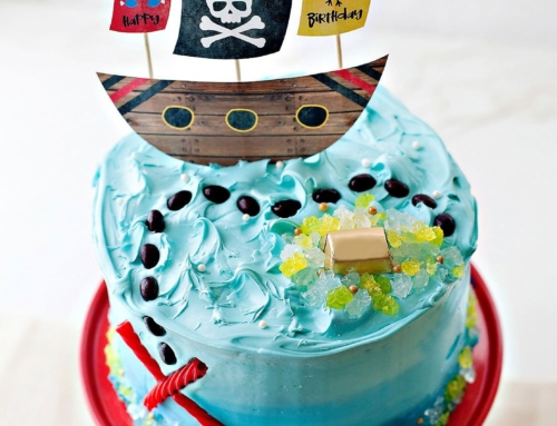 Easy & Modern Pirate Cake Tutorial