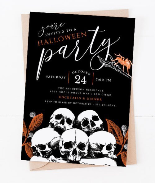Skulls (Orange)