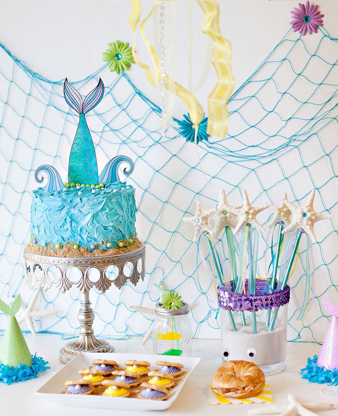 DIY Mermaid Princess Wands // Hostess with the Mostess®