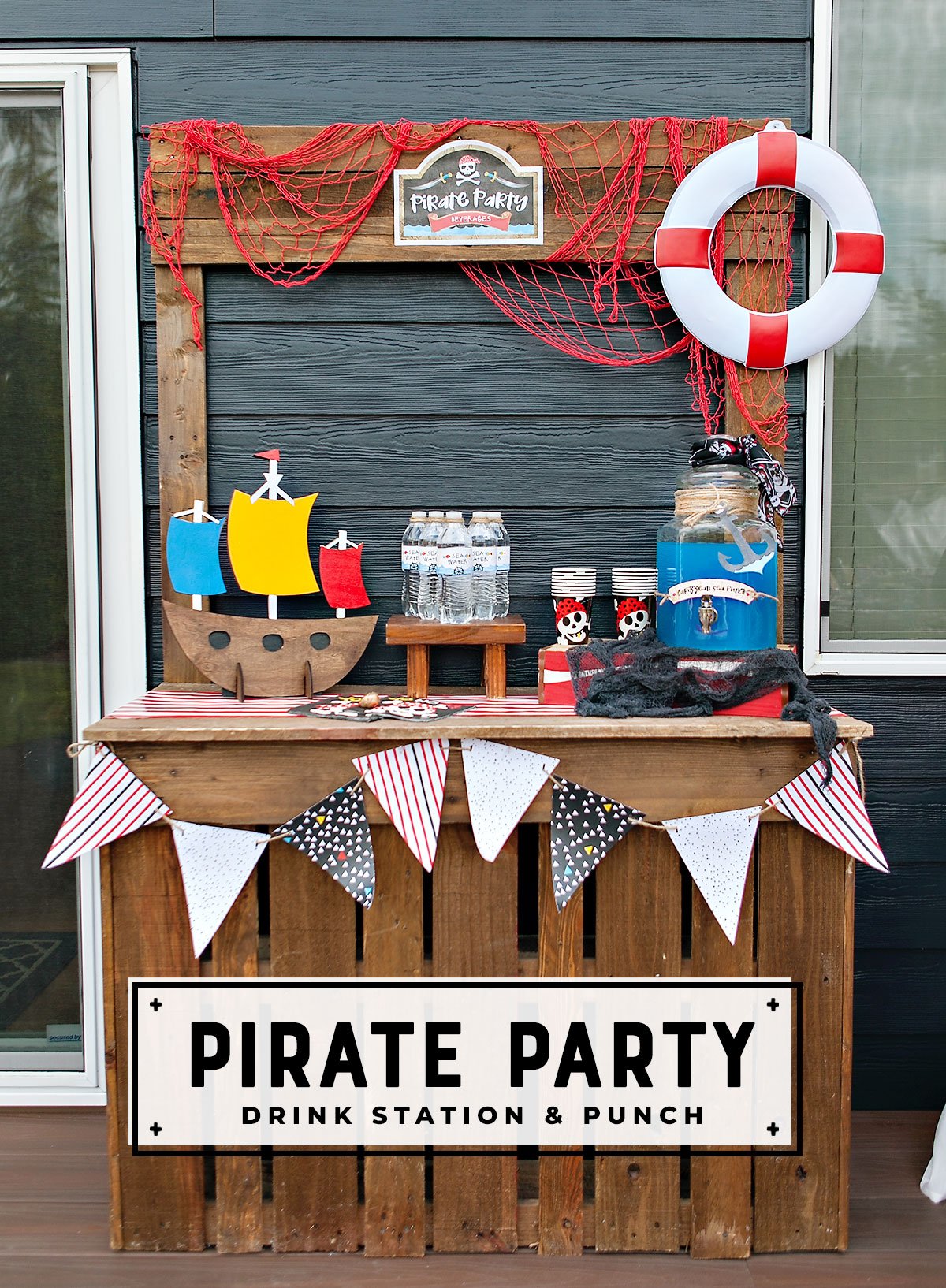 Pirate Party Drink Station