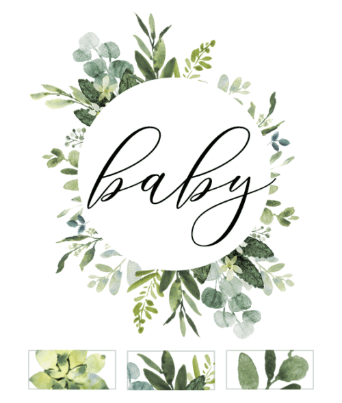 Greenery Baby