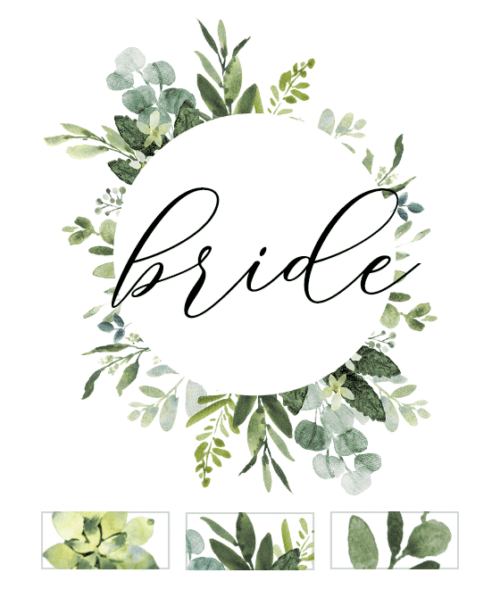 Greenery Bridal