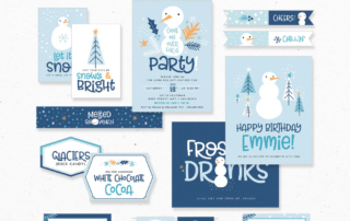 Snowman Holiday Party Printables