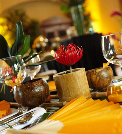 tropical zen party ideas