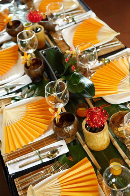 tropical zen party ideas